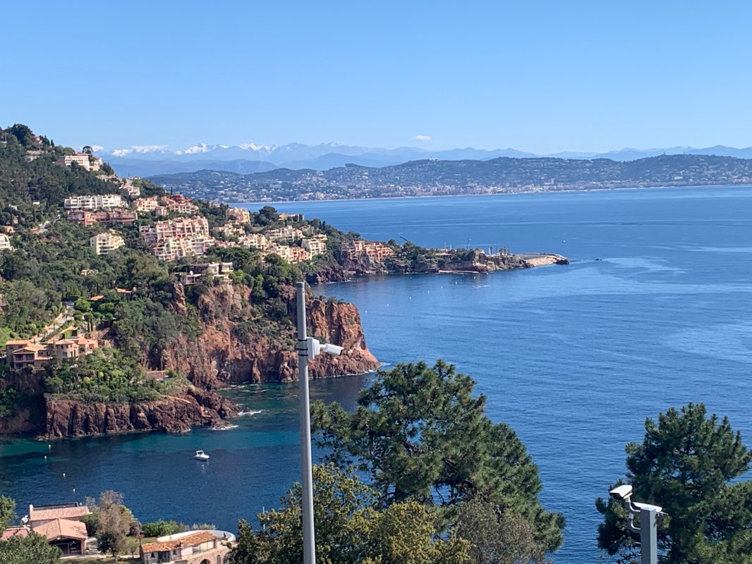walking near me in Jardin de Morès in winter