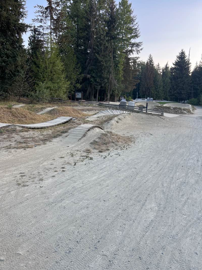 walking near me in Mountain Bike Jump Park in summer
