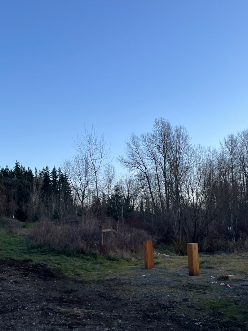 walking near me in Twin Springs Park in winter