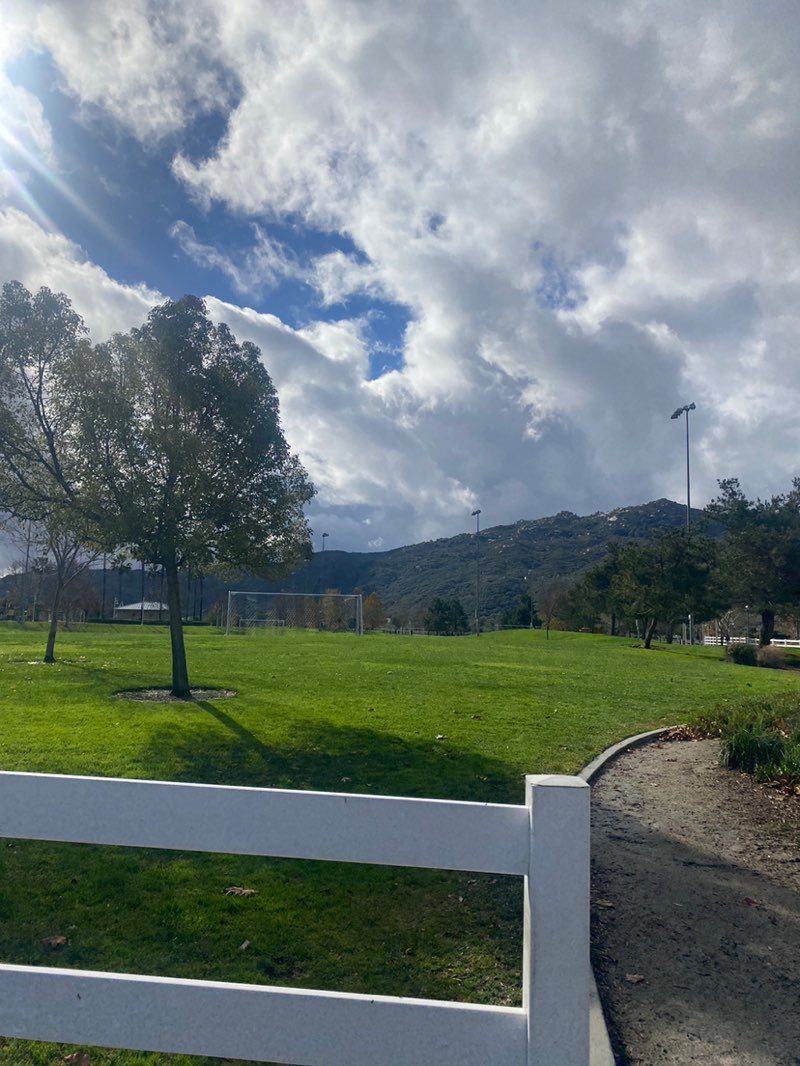 walking near me in Patricia H Birdsall Sports Park in winter