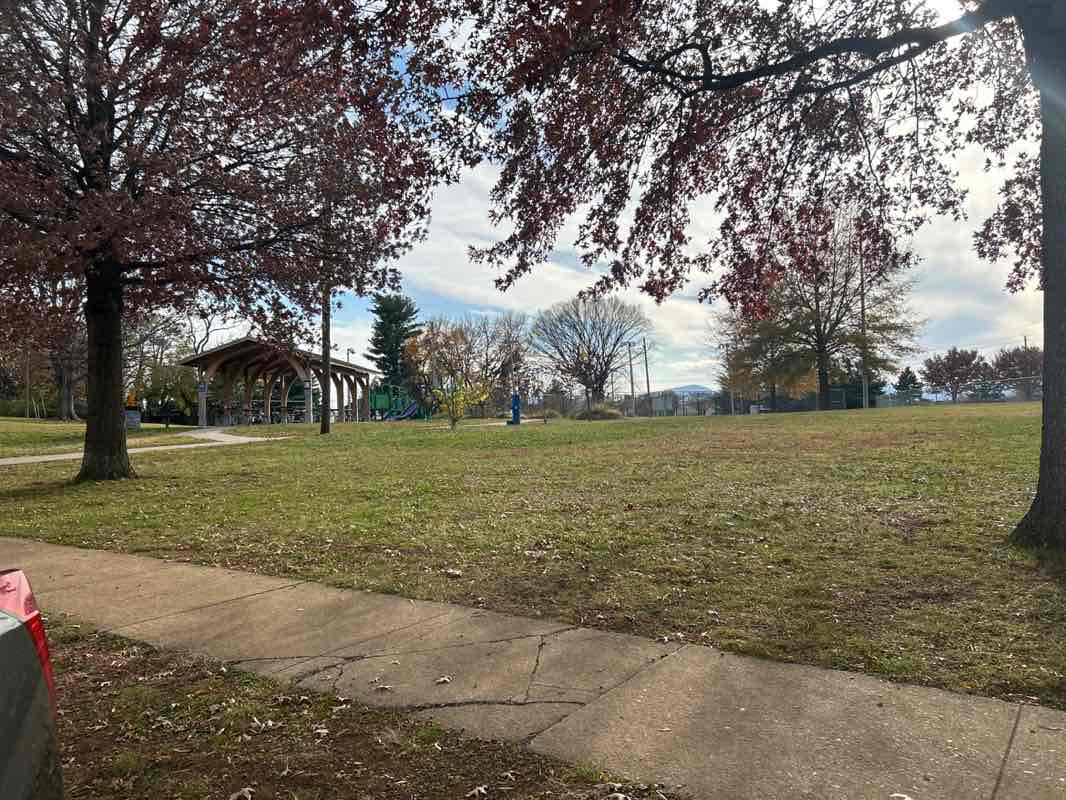 walking near me in Huff Lane Park in autumn