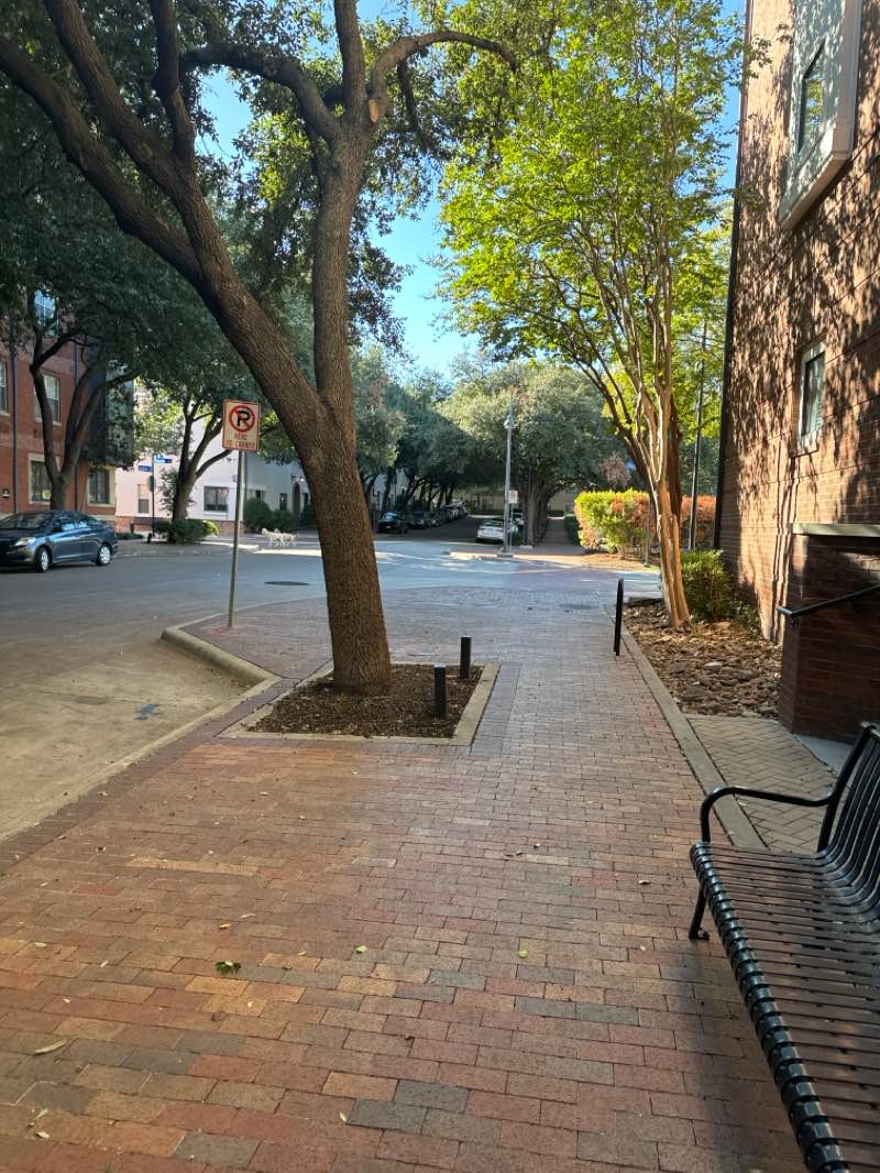 walking near me in Spruill Park in winter