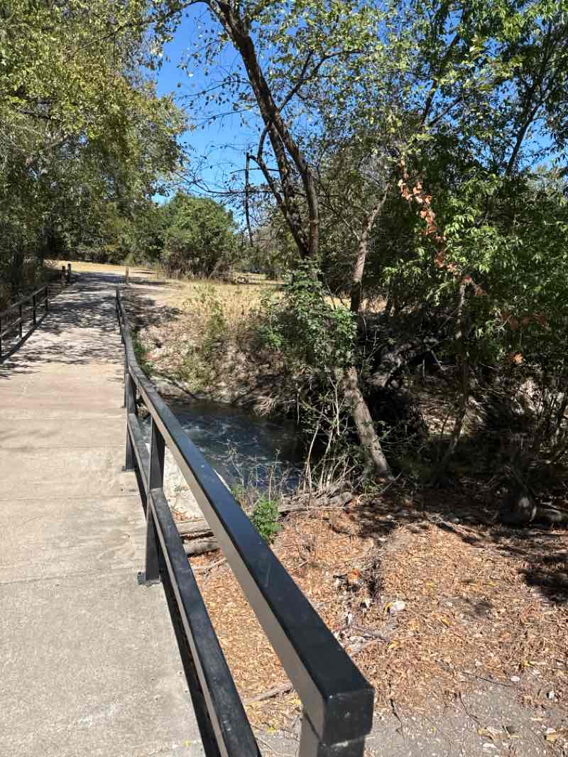 walking near me in Pfluger Park in autumn