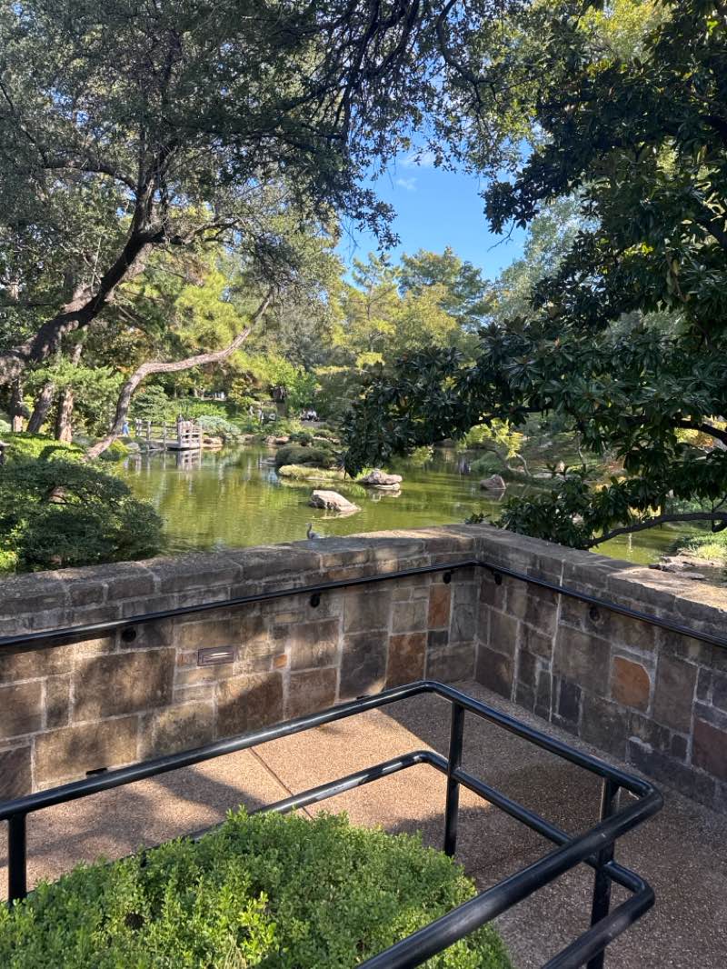 walking near me in Fort Worth Botanic Garden in autumn