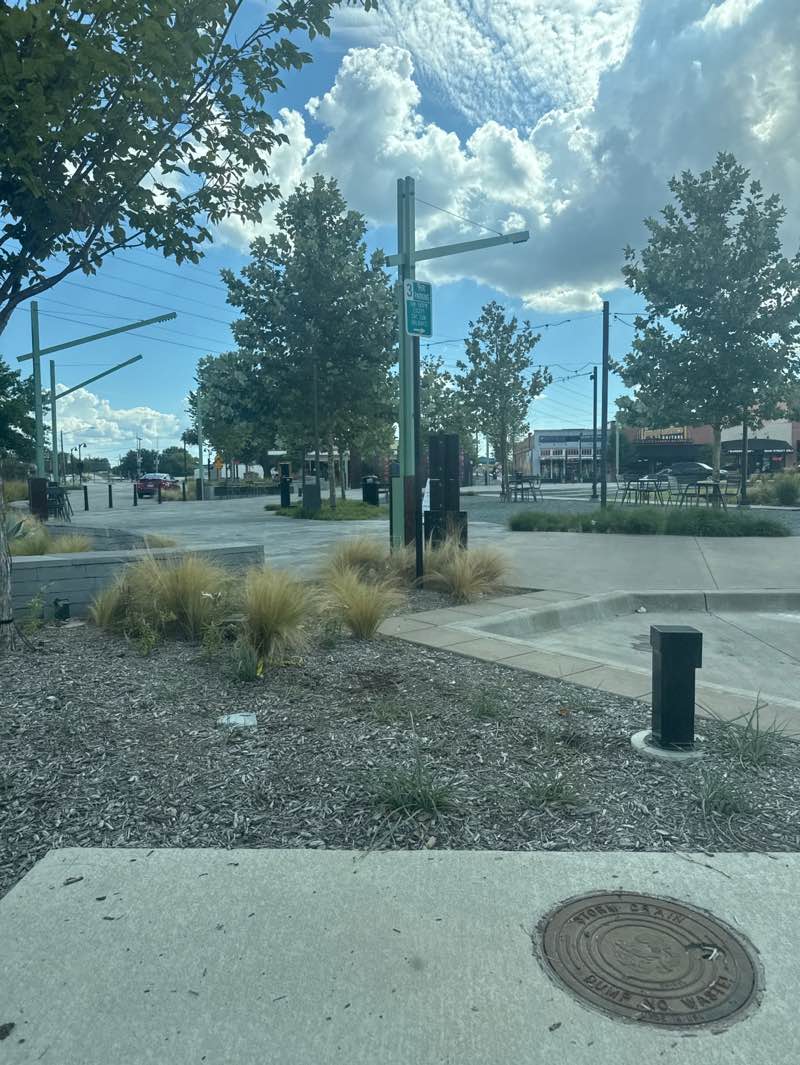 walking near me in Garland City Square in autumn