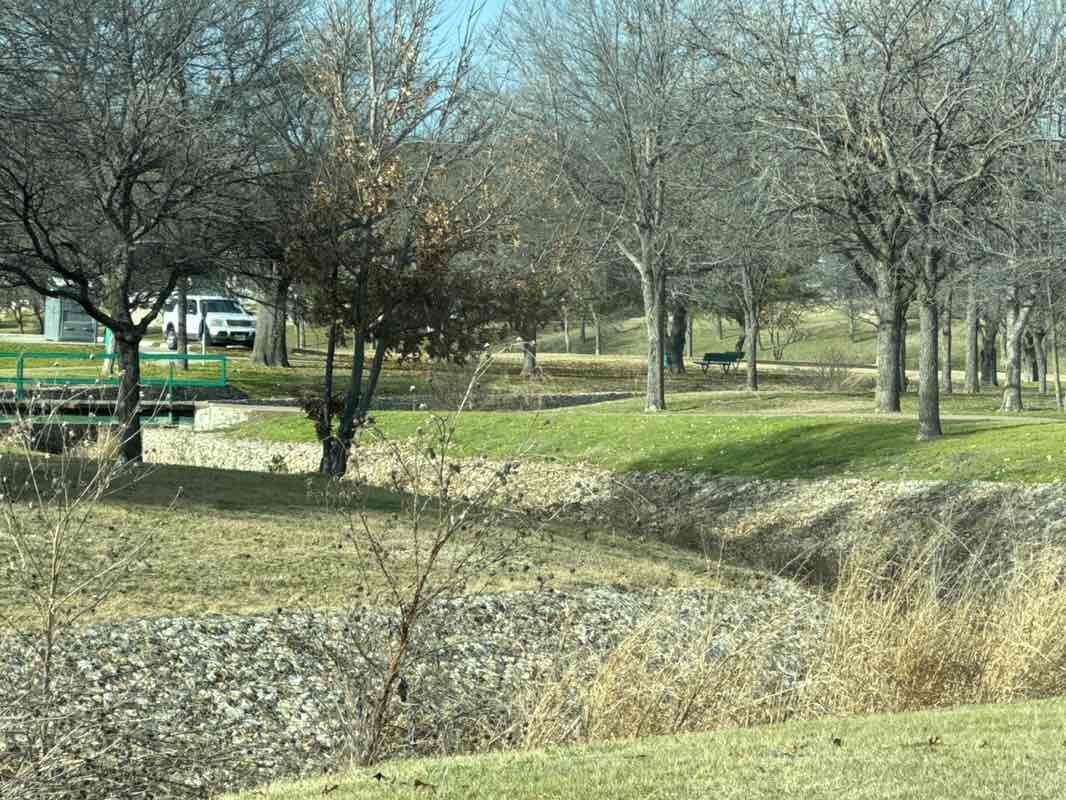walking near me in Kellis Park in winter