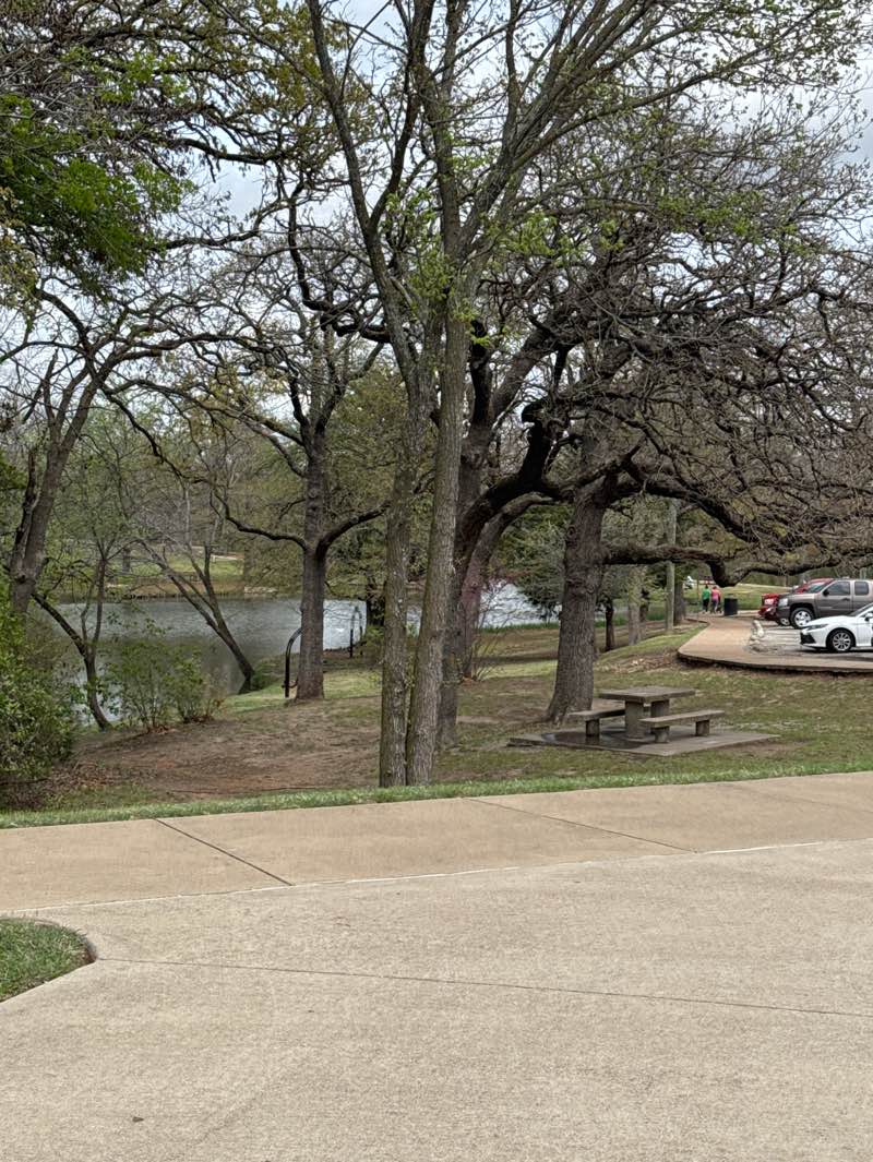 walking near me in Holland Lake Park in spring