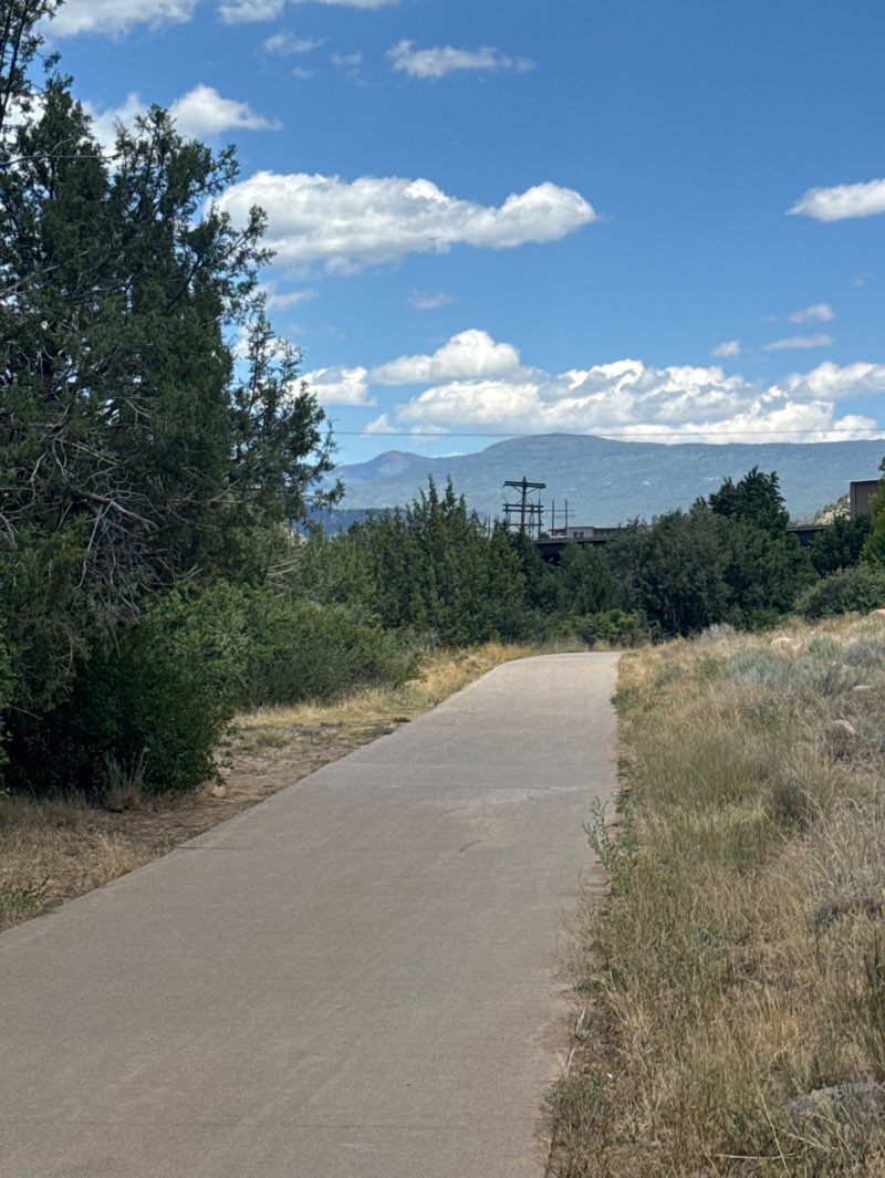 walking near me in Animas River Trail in summer
