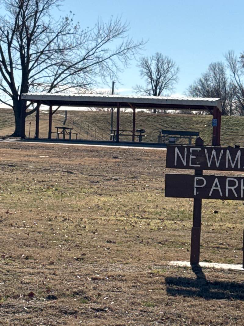 walking near me in Newman Park in winter