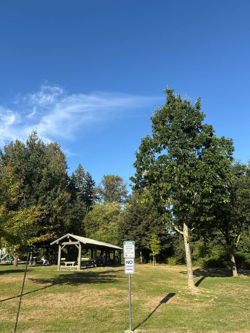 walking near me in Hazelnut Meadows Community Park in autumn