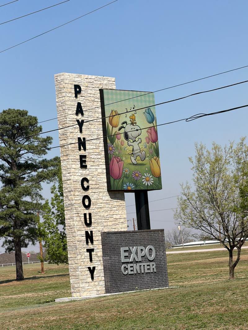 walking near me in Payne County Expo Center in spring