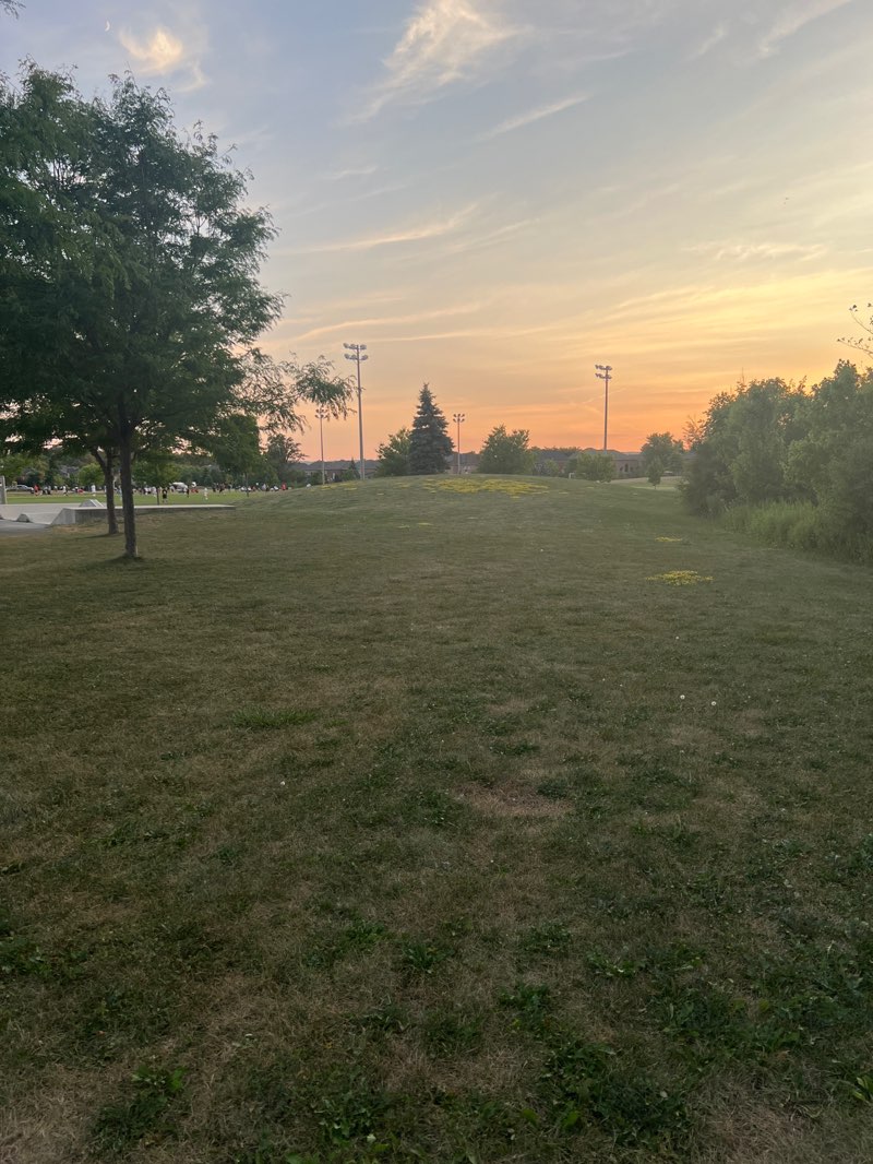 walking near me in Orchard Community Park in autumn