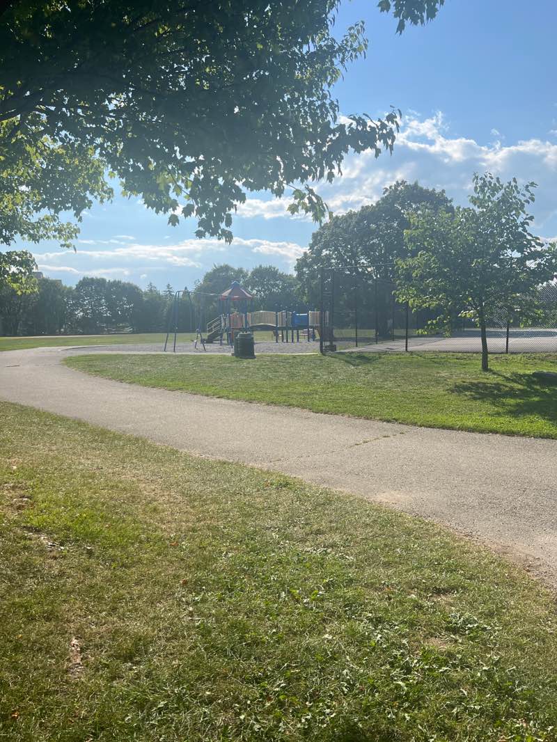 walking near me in Optimist Park in autumn