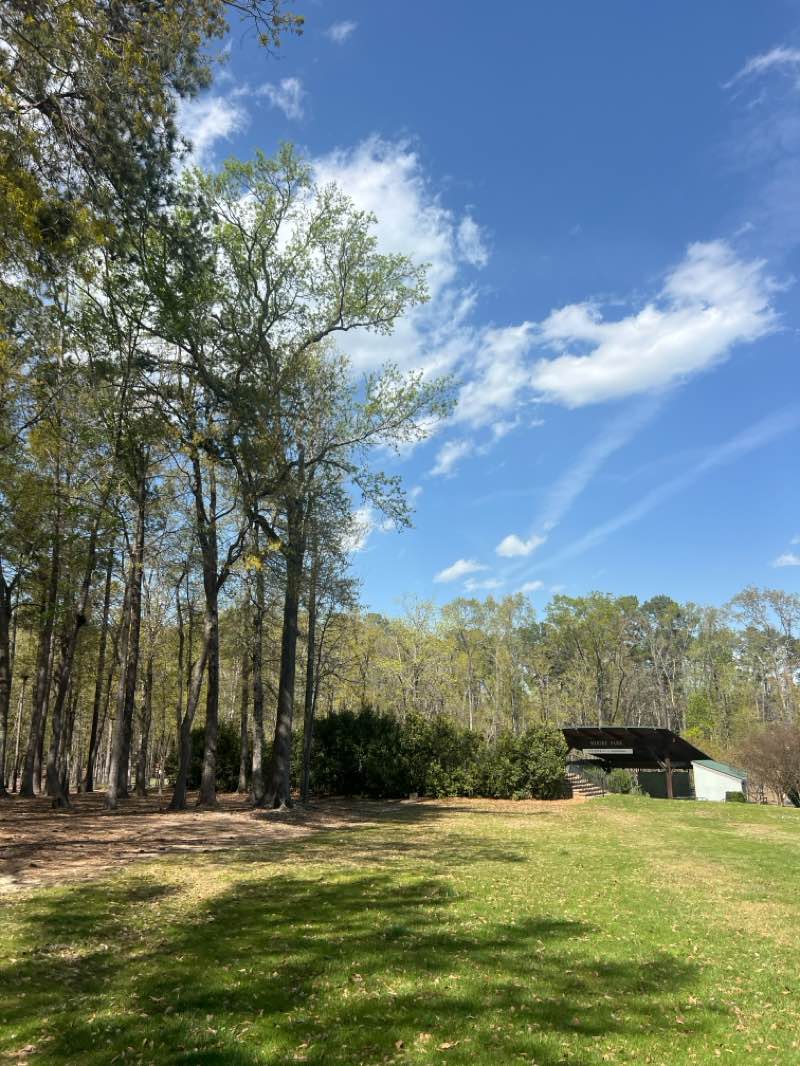 walking near me in Irmo Community Park in spring