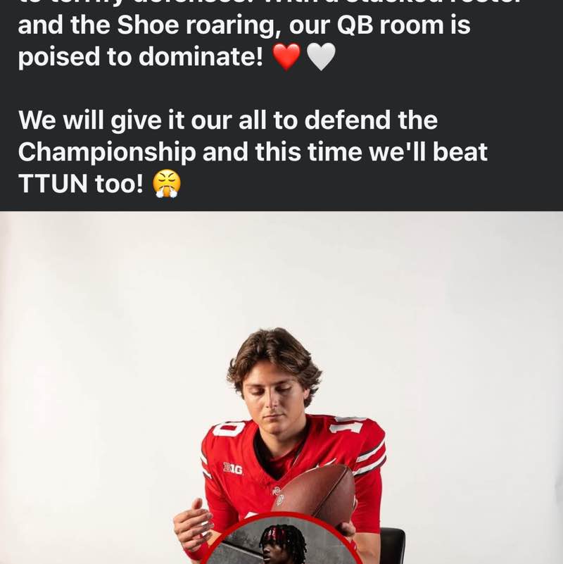 OHIO STATE UNIVERSITY BUCKEYES Patrick/Pastor✝️ post image