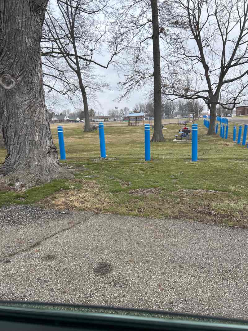 walking near me in Ashville Community Park in winter