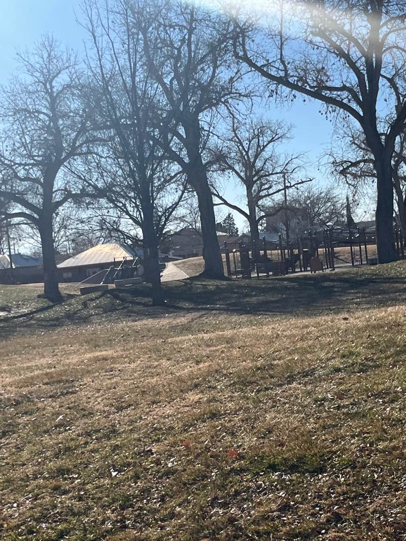 walking near me in Tiguex Park in winter