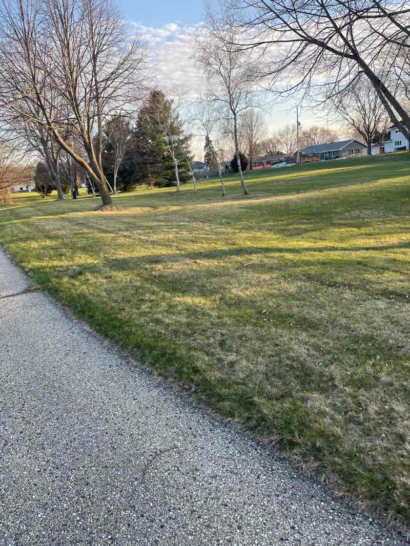 walking near me in McCanna Park in spring