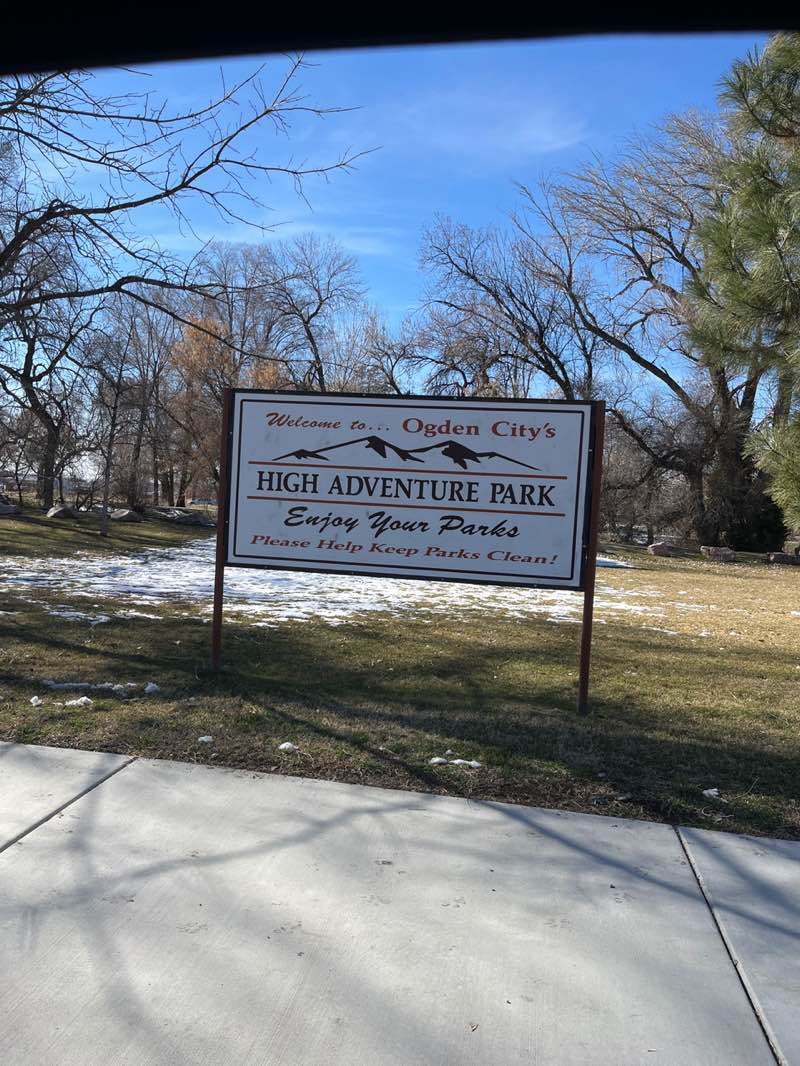 walking near me in High Adventure Park in winter