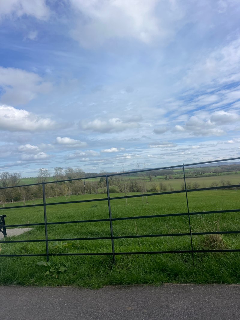 walking near me in Long Crendon Play Area in spring