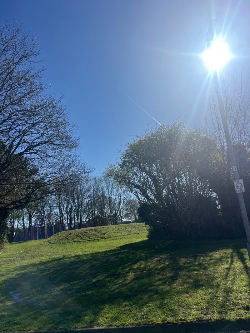 walking near me in Woodlands Park in spring