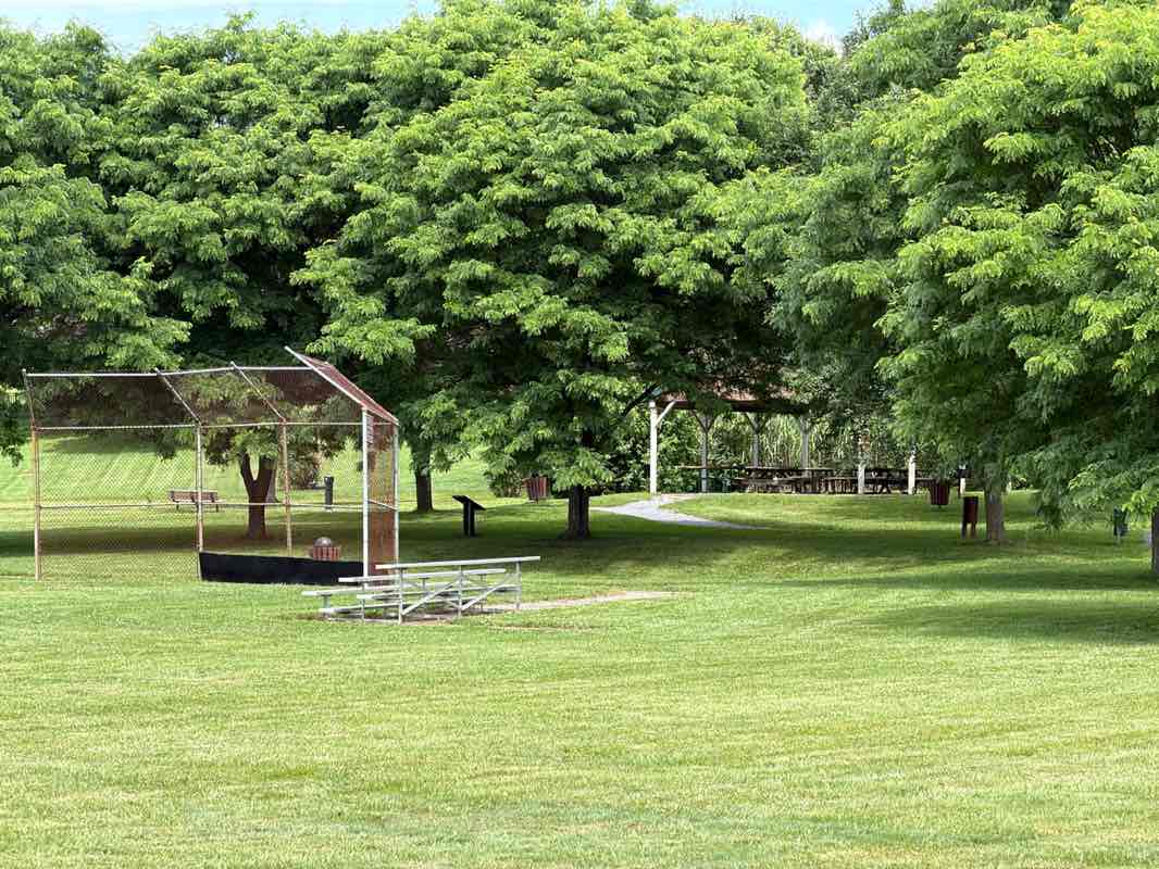 walking near me in Fasick Park in summer
