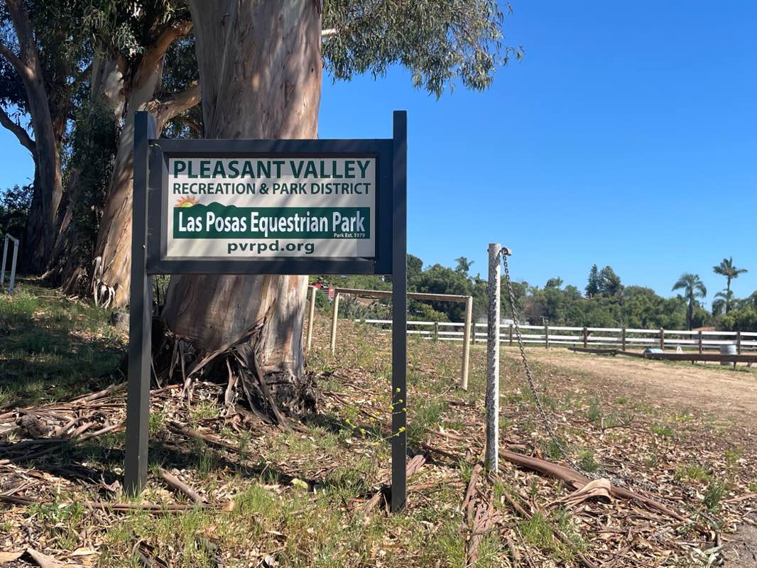 walking near me in Las Posas Equestrian Park in spring