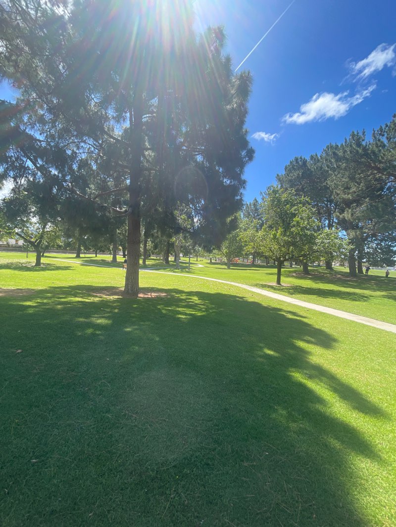 walking near me in Valle Lindo Park in spring