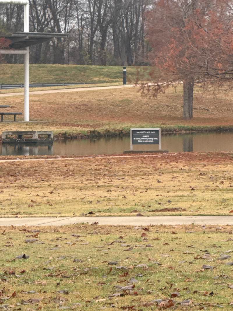 walking near me in Walker Place Park in winter