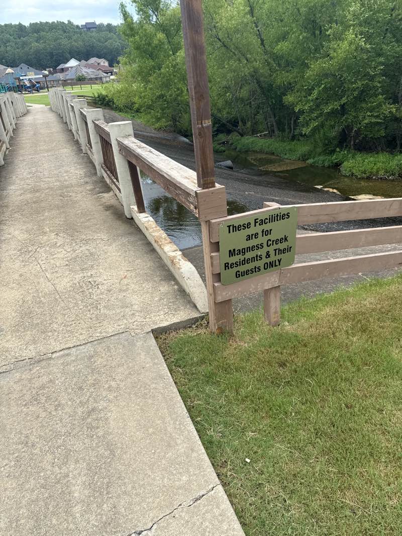 walking near me in Magness Creek Park in summer