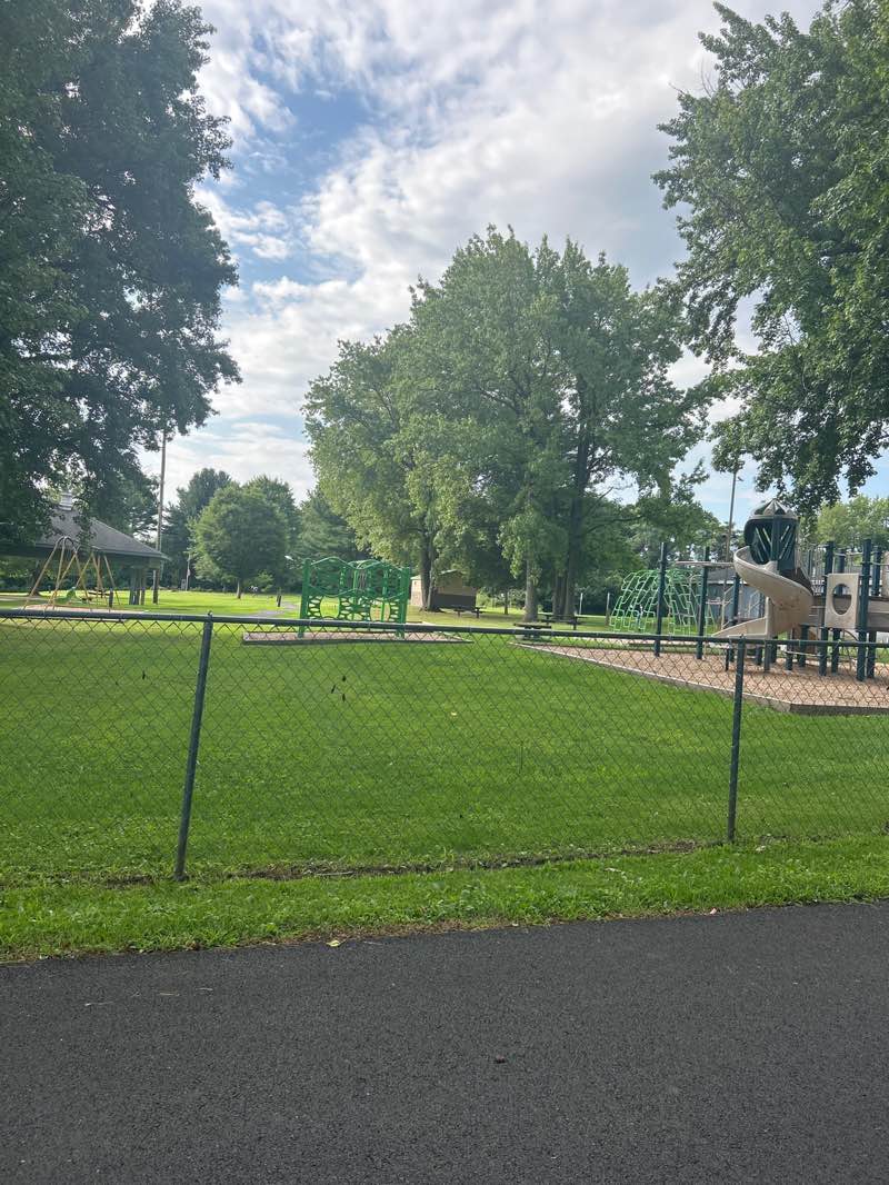 walking near me in Hewes Avenue Park in summer