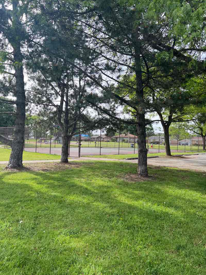 walking near me in Founders Park in summer