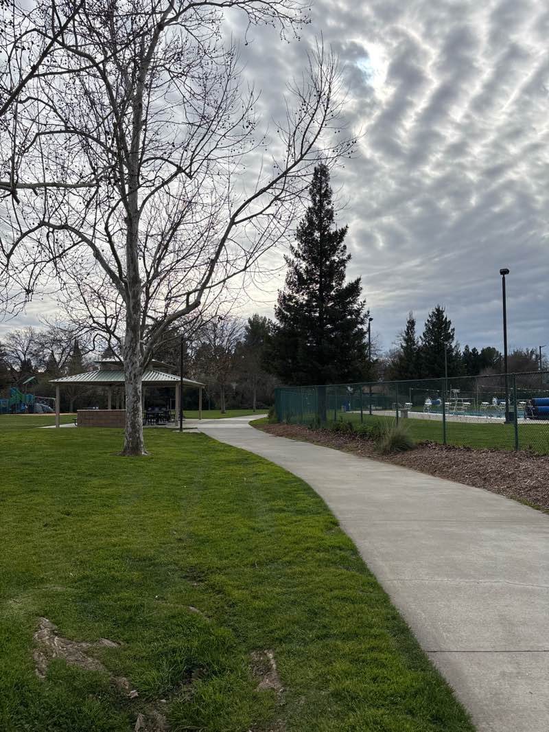walking near me in Arroyo Community Park in winter