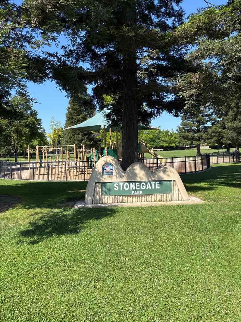 walking near me in Stonegate Park in spring