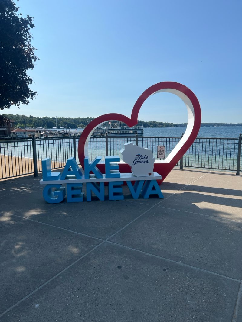 walking near me in Big Foot Beach State Park in autumn