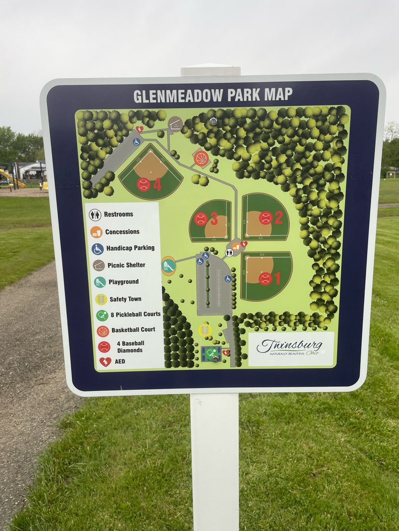 walking near me in Glen Meadow Park in spring