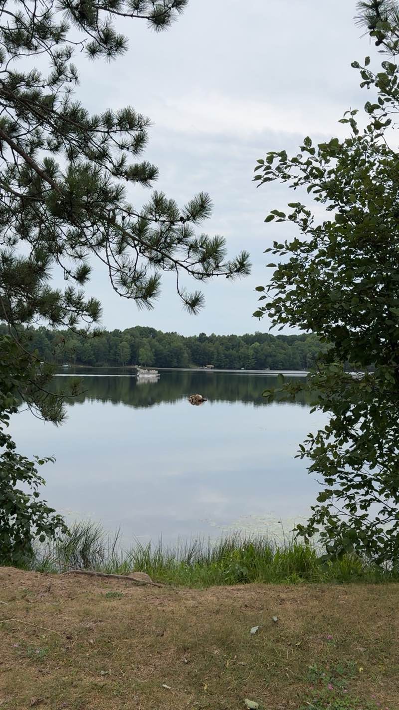 walking near me in Sackett Lake County Rec Area in summer