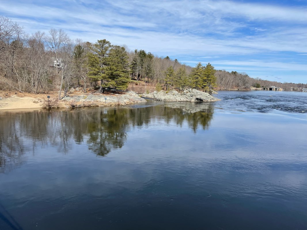 walking near me in 250th Anniversary Park in winter