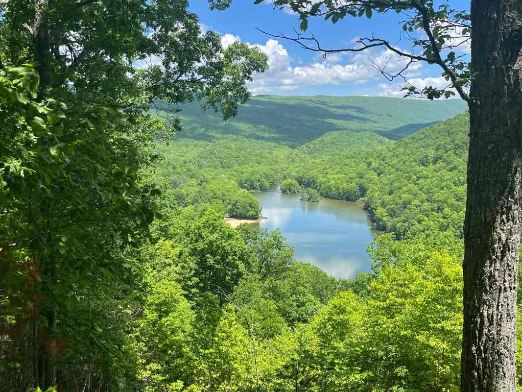 walking near me in Hungry Mother State Park in winter