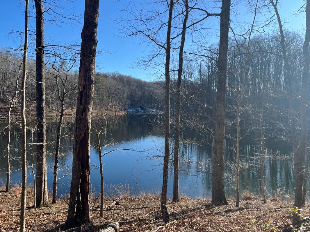 walking near me in Ragged Mountain Natural Area in winter