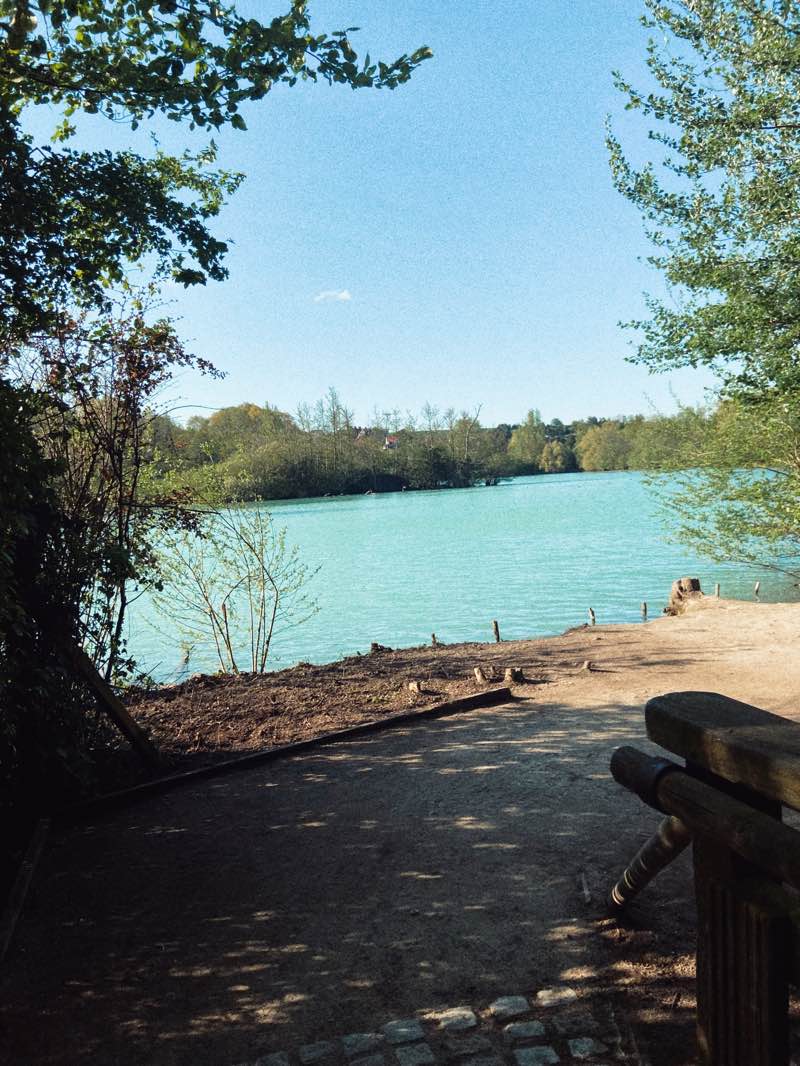 walking near me in Parc de la Bouvaque in winter