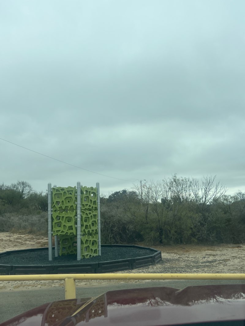 walking near me in Agarita Walking Trail in winter