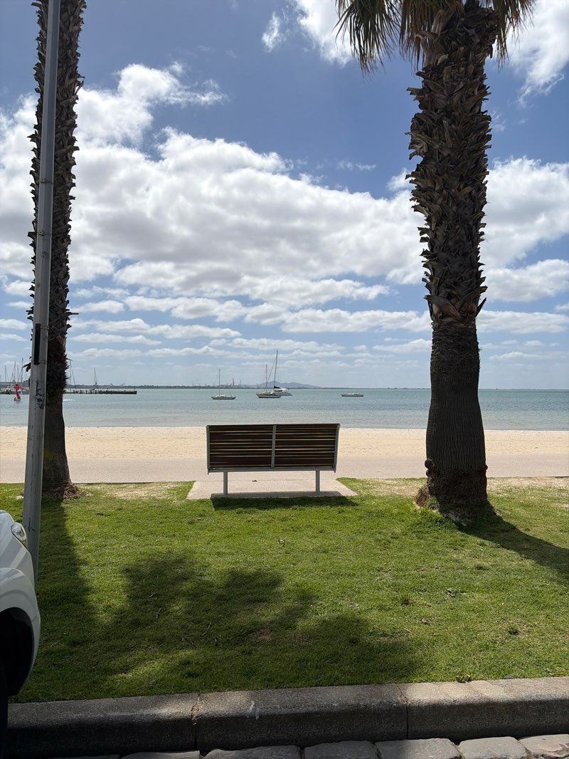 walking near me in Eastern Beach Reserve in spring