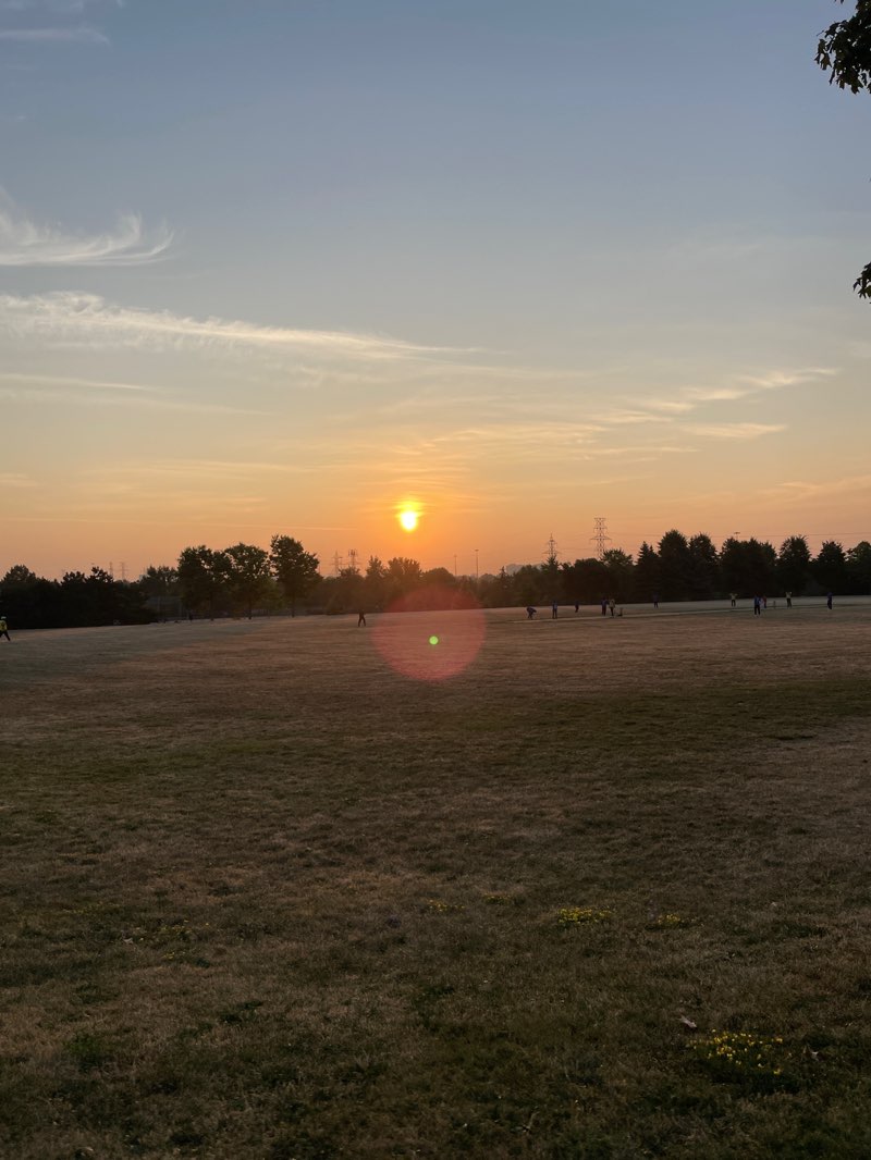 walking near me in Huron Heights Park in autumn