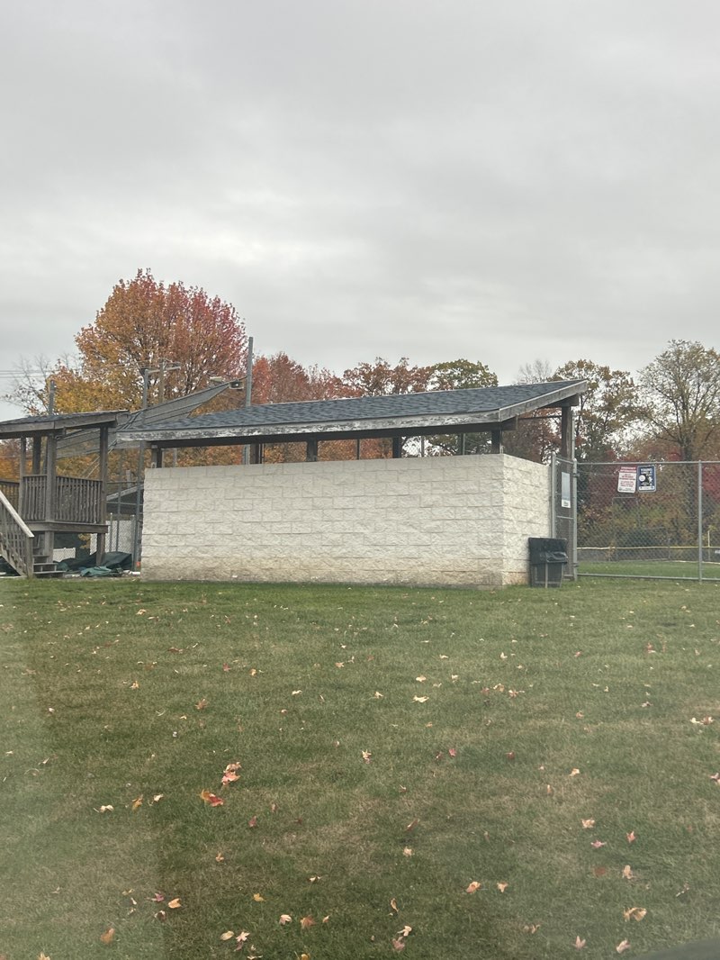 walking near me in St. Leonards Baseball Park in autumn