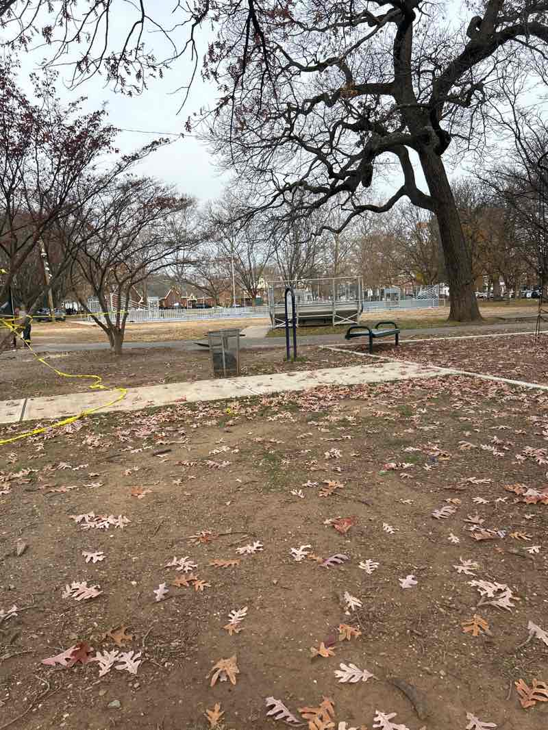 walking near me in Columbus Park in autumn