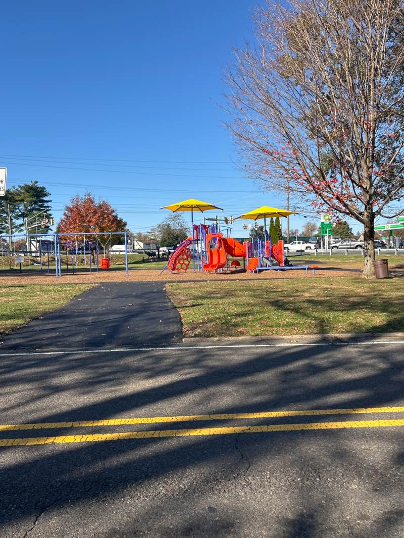 walking near me in Snowball Gate Park in autumn