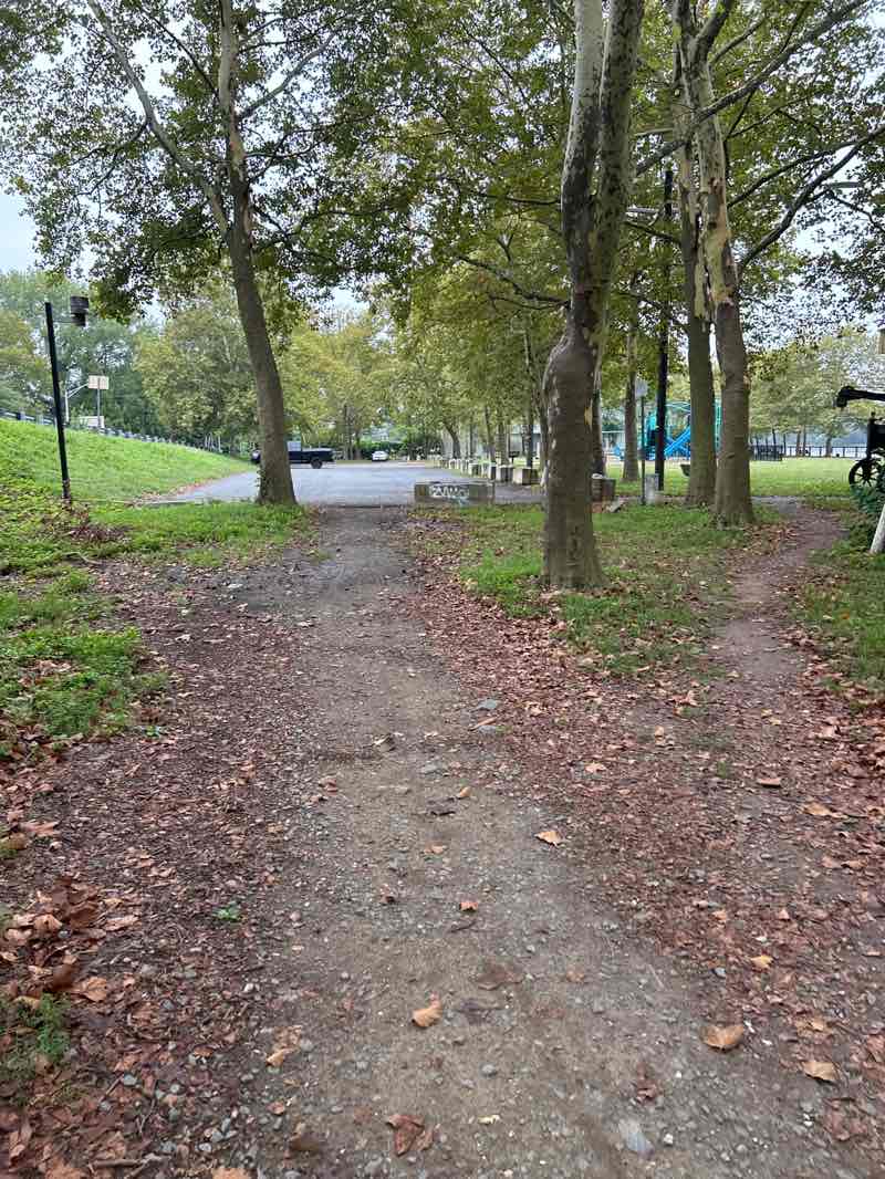 walking near me in Marine Terminal Park in autumn