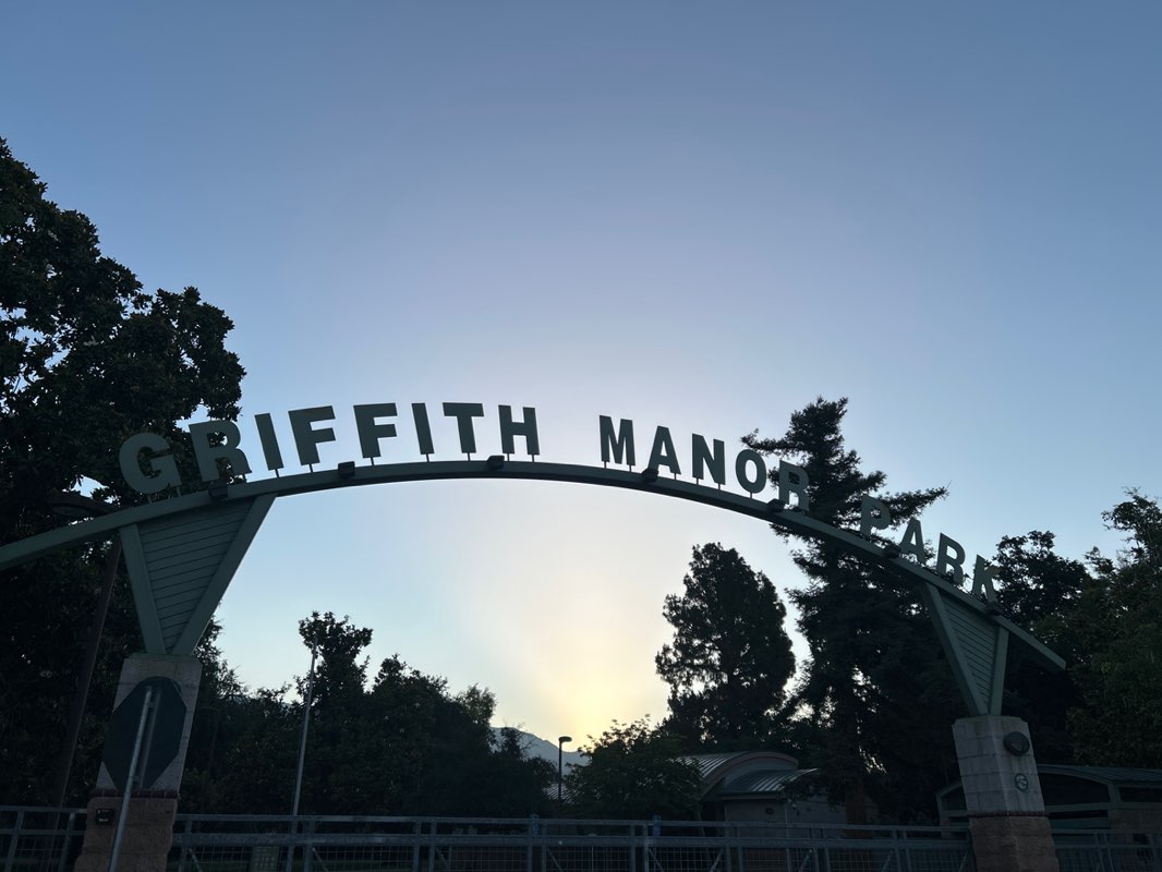 walking near me in Griffith Manor Park in summer