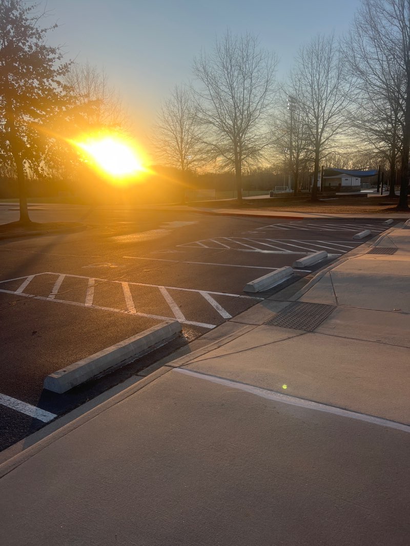 walking near me in Mazeppa Park in winter